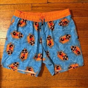 Disney Mickey Mouse Chillin Pool Summer Swim Trunks Medium